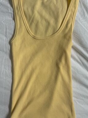 Garage scoop neck ripped tank
